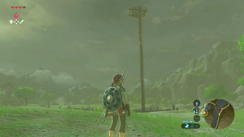 Of course you should climb it. Of course it’s a subtle part of a puzzle you don’t even realize you’re beginning to solve as you go up the ladder. Poke at this game world and you shall be rewarded—so far!